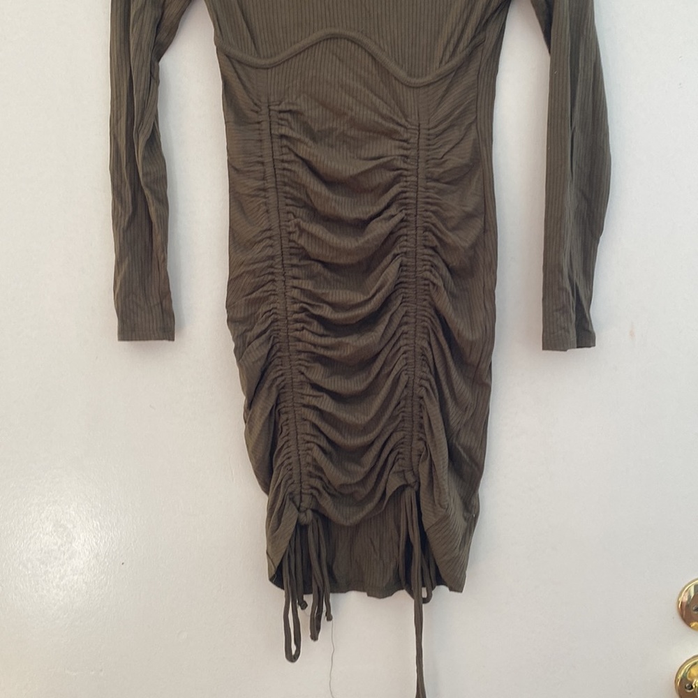 Cute Ruched Dress - Picture 4 of 5